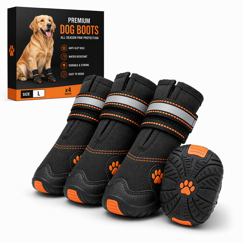 All-Season Anti-Slip Dog Booties